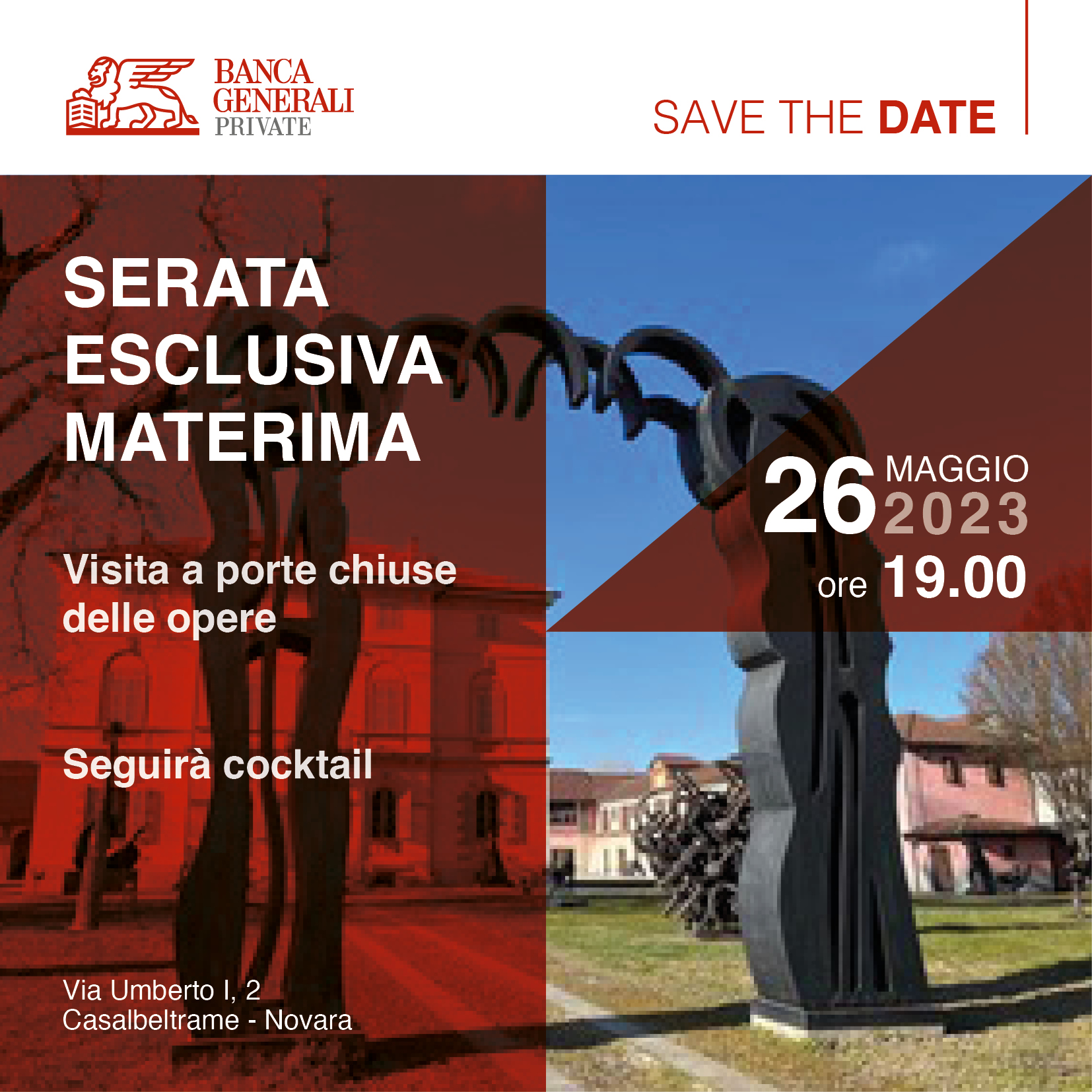 Serata Esclusiva Materima
